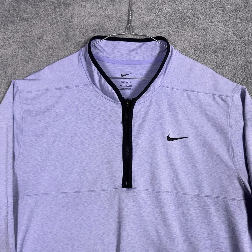 Nike Dri-FIT Victory Half-Zip Golf Top Pullover Heather Men's 2XL XXL DH1261-814